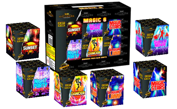 Magical Six (96 shots) – barrage pack