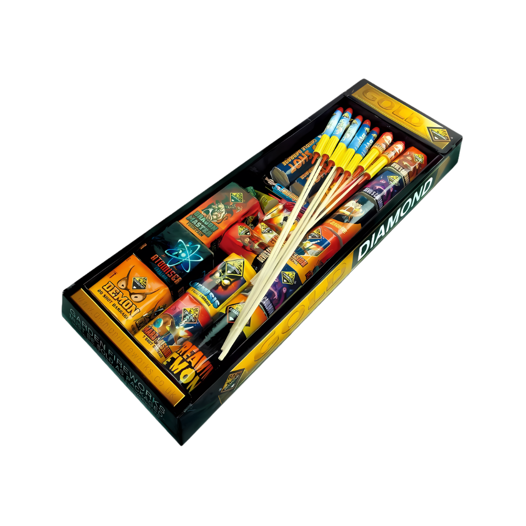 Gold selection box – 30 fireworks