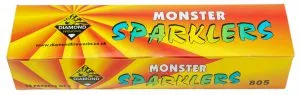 MONSTER SPARKLERS 14″ FOIL SEALED 4 PACK (NEW FOR 2020)