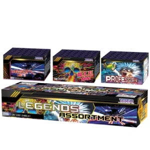 Legends Assortment by Vivid Pyrotechnics – 192 Shots – NEW FOR 2024