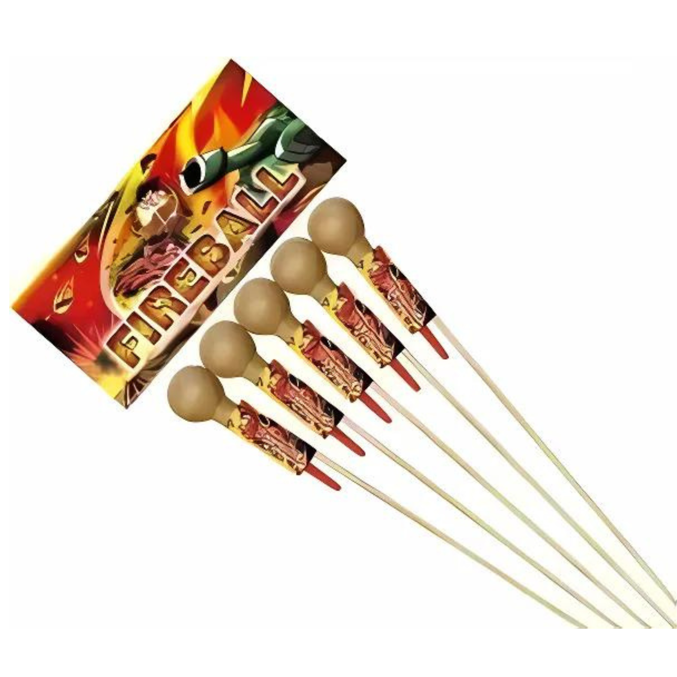 1.3G FIREBALL ROCKETS 5 PK (1.3G)