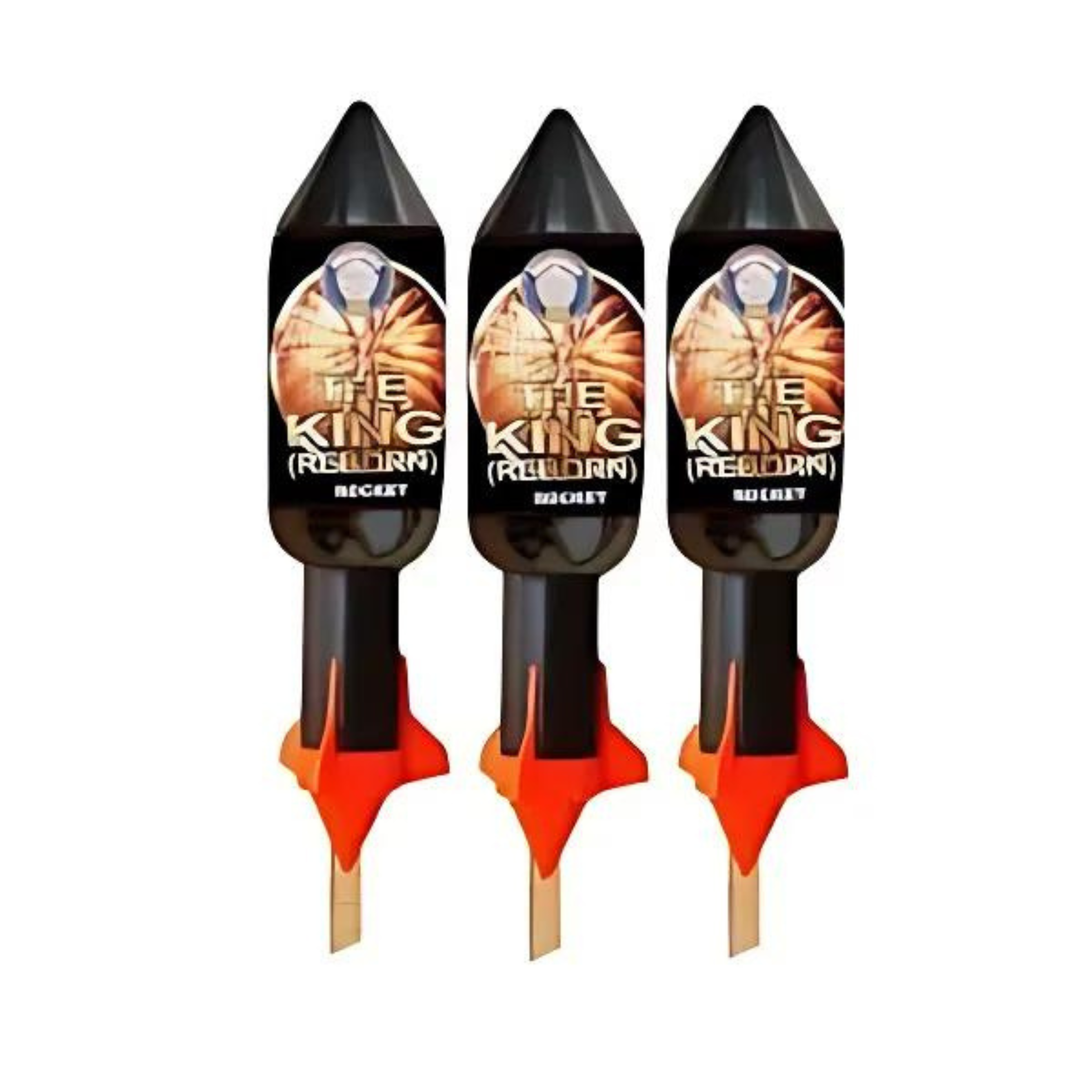 3 x KING REBORN ROCKETS (Loudest)