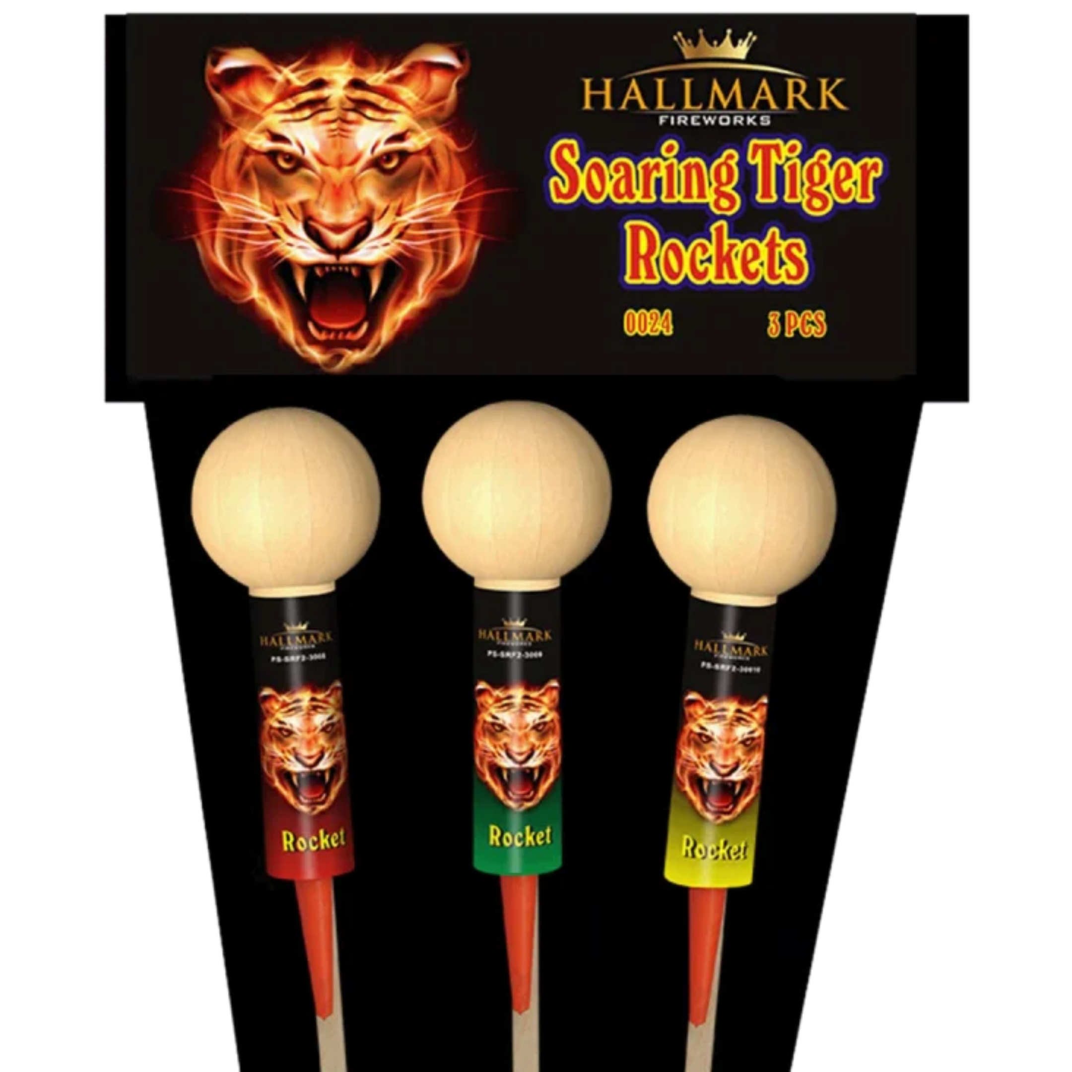 SOARING TIGER ROCKETS – 3 PACK